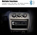4 x 60W Car Radio Stereo Bluetooth MP5 Player Single Din Dual USB Hands- Car Stereo Support MP3/MP5/USB LCD Display with Remote Control for, Finder and Surroundings - Image 8