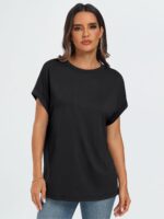 AUTOMET Womens Summer Tops Oversized Short Sleeve Business Casual T Shirts Trendy Fashion Clothes Spring Outfits 2025 - Image 3