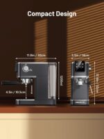 KEENSTAR 20Bar Espresso Machine with Rapid Cold Brew, Hot & Iced Coffee Machine, Espresso Maker with Milk Frother Steam Wand, Touch Screen with 40oz Water Tank for Latte, Cappuccino, Gift - Image 10