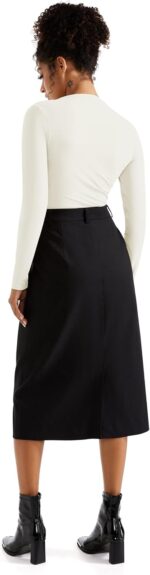 SUUKSESS Women Business Casual Long Sleeve Tops Double Lined Basic T Shirts - Image 6