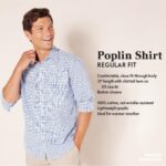 Amazon Essentials Mens Regular-Fit Long-Sleeve Casual Poplin Shirt - Image 3