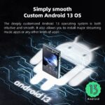 JadeAudio/FiiO JM21 Android 13 Hi-Res Music Player MP3 with Snapdragon 680, Bluetooth WiFi USB DAC 12.5H Playtime (Black) - Image 6