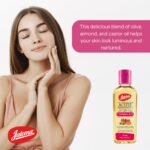 Jaloma 3-Oil Blend – Olive, Almond & Castor Oils with Vitamins C, E & F to Support Firmer, Even-Looking Skin, 4 FL Oz Bottle. - Image 3