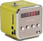 Digital Portable Mini Speaker Music MP3/4 Player/TF USB Disk Speaker FM Radio for Outdoors & Indoors: Home, Dorm Room, Kitchen, Bathroom, Car, Parties, Travel, Sports, ect(Green) - Image 2