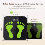 BodyPedia 8-Electrode Smart Scale for Body Weight, Digital Bathroom Weighing Scale Analyzes 43 Metrics (BMI/Muscle/Fat), Body Composition Monitor, Bluetooth Home User Health Equipment Sync Apps - Image 10