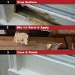 PC Products PC-Woody Wood Repair Epoxy Paste, Two-Part 24 oz in Two Cans, Tan 44330 - Image 4