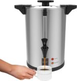 Valgus Commercial Coffee Urn 32-Cup 6L Stainless Steel Large Coffee Maker with Percolator Electric Hot Water Dispenser for Party, Office, Wedding - Image 2