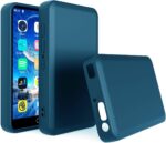 MP3 MP4 Player Case for ZAQE M505 4.0 inch, Fotosuncy Slim Fit Soft TPU Matte Cover with Cleaning Cloth Navy Blue - Image 2