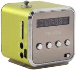 Digital Portable Mini Speaker Music MP3/4 Player/TF USB Disk Speaker FM Radio for Outdoors & Indoors: Home, Dorm Room, Kitchen, Bathroom, Car, Parties, Travel, Sports, ect(Green) - Image 3