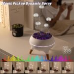 Essential Oil Diffuser 250ML Dancing Jellyfish Aromatherapy Diffuser Humidifier with 7 Colors LED Lights,Remote Control,Plug in for Bedroom,Office (White) - Image 5