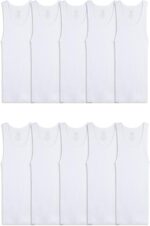 Fruit of the Loom Boys' Eversoft Cotton Undershirts, T Shirts & Tank Tops - Image 2