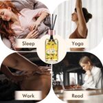 Reed Diffuser Set of 3 Pack, Linen Vanilla Citrus Scented Oil Diffuser with 15 Sticks, Reed Diffusers for Home, Bathroom Air Freshener, 1.7 Fl.oz Each, Total 5.1 Oz - Image 7