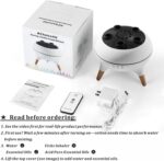 Essential Oil Diffuser 250ML Dancing Jellyfish Aromatherapy Diffuser Humidifier with 7 Colors LED Lights,Remote Control,Plug in for Bedroom,Office (White) - Image 3