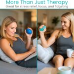 Vive Squeeze Balls for Hand Therapy Set (4 Pack) - Grip Strengthener Occupational Exercise Equipment for Arthitis, Parkinsons, Stroke, Carpal Tunnel Recovery - Stress Relief Massage Putty Finger Toy - Image 10