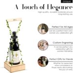 Personalized Gifts Box For Versatile Use | Wine Bar Gift For Celebration, Occasion and Special Moments | Personalization Visual In Leaf Design - Congratulations - Image 4