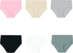 Hanes womens High-waisted Brief Panties, 6-pack, Moisture-wicking Cotton Brief Underwear (Colors May Vary) - Image 7