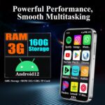 160GB MP3 Player with Bluetooth and WiFi 4G, Android MP3 Player with Spotify YouTube and Amazon Music, Mini MP3 MP4 Player for Kids with Google Player,Camera,FM, Portable reproductor mp3 - Image 3