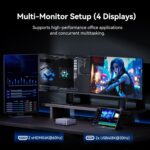 GEEKOM GT1 Mega AI Mini PC, with Intel 14th Gen Core Ultra 9 185H | 32GB DDR5 1TB NVMe SSD | Intel Arc Graphics | Dual 2.5G LAN & WiFi 7 | 8K Quad Display | Windows 11 Pro | 3-Year Warranty | SD Solt - Image 6