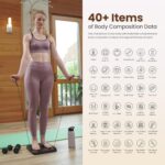 BodyPedia 8-Electrode Smart Scale for Body Weight, Digital Bathroom Weighing Scale Analyzes 43 Metrics (BMI/Muscle/Fat), Body Composition Monitor, Bluetooth Home User Health Equipment Sync Apps - Image 5