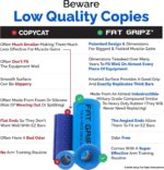 Fat Gripz Pro – Thick Grips For Increased Muscle Fiber Activation (Winner Of 3 Men’s Health Magazine Awards) - Image 6