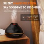 Essential Oil Diffuser,Aroma Scent Diffusers for Home Fire Flame Aromatherapy Diffuser, 160Ml Ultrasonic Cool Mist Humidifier with 7 Color Led Lights Quiet Waterless Auto Shuts-Off - Image 7