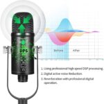 Microphone for Podcast, USB Microphone Kit for Phone, PC/Micro/Mac/Android,Professional Plug&Play Studio Mic with Stand for Gaming, Online Chatting, Videos, Voice Overs, Streaming - Image 3