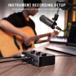 FIFINE Podcast Equipment Bundle Set, Music Recording Kit with Studio Dynamic Microphone and USB Audio Mixer with XLR Mic Input, Headphone Monitoring, Volume Knob for Vocal/Voice Over-AmpliTank KS6 - Image 4