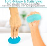 Vive Squeeze Balls for Hand Therapy Set (4 Pack) - Grip Strengthener Occupational Exercise Equipment for Arthitis, Parkinsons, Stroke, Carpal Tunnel Recovery - Stress Relief Massage Putty Finger Toy - Image 6