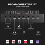 Podcast Equipment Bundle for 2, Voice Changer with Audio Interface, 3.5mm Podcast Condenser microphone, for Podcast Recording,Streaming,Gaming,PC,Smartphone,Ps4/5,DJ,YouTube,TikTok - Image 7