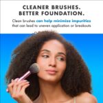 Cinema Secrets Original Blue Vanilla Makeup Brush Cleaner Solution - Professional Cleanser for Makeup Brushes - Quick-Drying, Rinse-Free Formula - Removes Stubborn Waterproof Make Up - Image 6