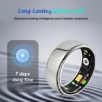 White Elephant Gifts for Adults, Smart Ring, Christmas Birthday Gifts for Women Men Boyfriend Husband Wife,Valentines Day Gift for Him Her, Anniversary Health Gift Silver 10 - Image 8