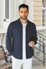 COOFANDY Men's Wrinkle Free Shirt Casual Button Down Long Sleeve Dress Shirts - Image 3