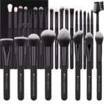 DUcare Professional Makeup Brushes Set 27Pcs Makeup Brush Set Premium Synthetic Kabuki Foundation Blending Face Powder Blush Concealers Eye Shadows Brushes - Image 2