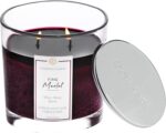 Colonial Candle Fine Merlot Scented Candle Jar, Highly Fragranced Candles for Home Scented, Mottled Wax Candle, 2 Wick, 8 oz - Made in The USA - Image 4
