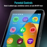 MP3 Player for Kids with Spotify, App Store, Parental Controls, Spotify Kids, YouTube, Amazon Music, Libby, 4.0" IPS MP4 Music Player Up to 1TB (Black) - Image 3