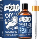 HIQILI Fresh Linen Fragrance Oil 100ml, Single Essential Oil for Diffuser Car Freshies, Clean Fresh Scent for Candle Making Soap Laundry 3.38 Fl Oz - Image 2