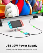 Switch Docking Station for Nintendo Switch Dock, Portable Switch Base Accessories, Switch TV Adapter Compatible Steam Deck/Switch OLED - Image 6