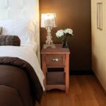 Giantex End Table with Drawer Set of 2, Retro Narrow Side Table, Nightstand with Solid Wood & Storage Shelf, Bedside Table for Living Room Bedroom Small Space Home Office (2, Walnut) - Image 6