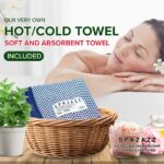 Hot Tub & Spa Bath Salt Aromatherapy Crystals - Spazazz Escape Collection 4 Oz 7-Pack Sampler & Hot Cold Towel - Lavender, Lime Coconut, Green Tea, Vanilla Jasmine, Kiwi Pear, Grapefruit, Pomegranate - Image 9