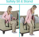 Vive Stand Assist - Mobility Standing Aid Rail for Couch, Chair - Assistance Handle for Patients, Elderly, Seniors and Disabled - Safety Grab Bar for Sitting, Sofa, Home - Adjustable, Portable Device - Image 3