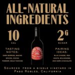 Saint Viviana Non-Alcoholic Cabernet Sauvignon, Non Alcoholic Red Wine, Gluten Free, Low Sugar, Zero Proof, California Dealcoholized Wine, Blackberry, Plum, Coffee & Vanilla Notes, 24.6 fl oz Bottle - Image 9