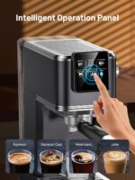 KEENSTAR 20Bar Espresso Machine with Rapid Cold Brew, Hot & Iced Coffee Machine, Espresso Maker with Milk Frother Steam Wand, Touch Screen with 40oz Water Tank for Latte, Cappuccino, Gift - Image 5