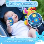 64GB MP3 Player for Kids, Kids MP3 Player with Bluetooth, Front Speaker, Games, Recorder, Ear Lights, Alarm, Music Player Expandable Up to 128GB(Earbud, Aux Cable, Lanyard Included) - Image 6