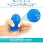 Vive Squeeze Balls for Hand Therapy Set (4 Pack) - Grip Strengthener Occupational Exercise Equipment for Arthitis, Parkinsons, Stroke, Carpal Tunnel Recovery - Stress Relief Massage Putty Finger Toy - Image 9