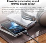 JadeAudio/FiiO JM21 Android 13 Hi-Res Music Player MP3 with Snapdragon 680, Bluetooth WiFi USB DAC 12.5H Playtime (Black) - Image 4