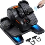 Dripex Under Desk Elliptical Machine, 3-in-1 Electric Ellipse Leg Exerciser As Seen On TV, 10 Adjustable Speed & Resistance, Seated Pedal Exerciser for Seniors with Remote, Fully Assembled - Image 2