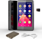 80GB MP3 Player with Bluetooth & WiFi-Digital Music Player with Spotify-4" Touch Screen MP4-Earphones & Case Included-Audiobook-FM Radio-Voice Recorder (Black) - Image 2