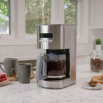 Kenmore Drip Coffee Maker - Programmable Cafe Machine With Glass Pot, Regular & Bold Brew, Auto Shut Off Large Water Reservoir, Reusable Filter, Kitchen Appliances For Cafeteria Barista, 12 Cup, White - Image 10