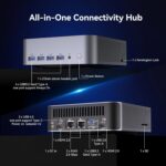GEEKOM GT1 Mega AI Mini PC, with Intel 14th Gen Core Ultra 9 185H | 32GB DDR5 1TB NVMe SSD | Intel Arc Graphics | Dual 2.5G LAN & WiFi 7 | 8K Quad Display | Windows 11 Pro | 3-Year Warranty | SD Solt - Image 9