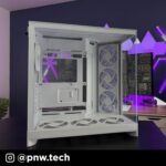 NZXT H9 Flow RGB+ (2025) – Large Dual-Chamber ATX Mid-Tower Airflow PC Case – Includes 7 RGB Fans (6 x 140mm, 1 x 120mm) & Control Hub – 420mm Radiator Support – Back-Connect Ready – White - Image 11